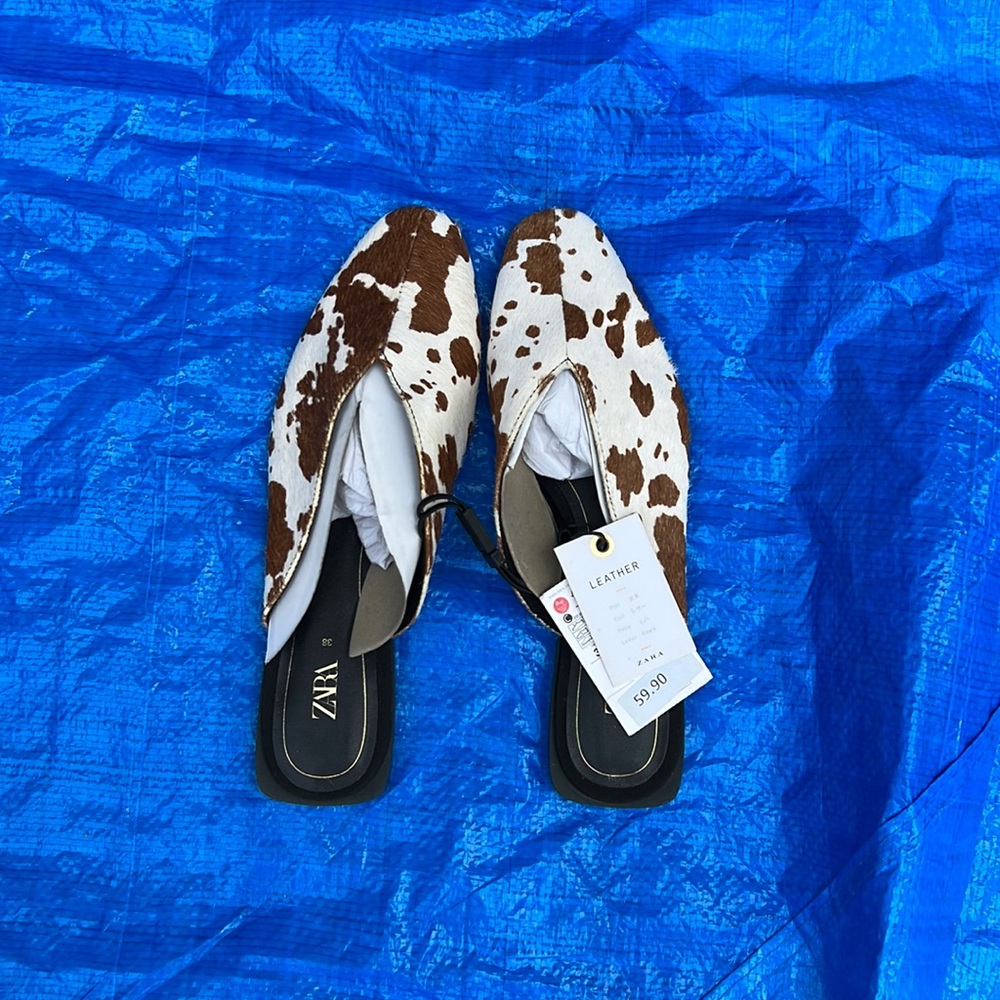 Zara leather sandals